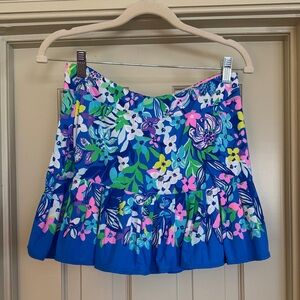 Lilly Pulitzer Floral Ruffle Luxletic Skort